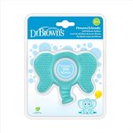 Dr. Brown's Flex Friends Silicone Elephant Teether - Blue - الصورة 2