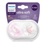 Philips Avent Ultra-soft Pacifier 0-6 Months (Dreams/ Swan) - Image 4
