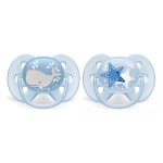 Philips Avent Ultra-soft Pacifier -6+ Months (Whale/Stars) - Image 2