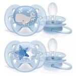 Philips Avent Ultra-soft Pacifier -6+ Months (Whale/Stars)