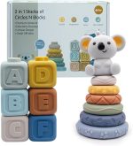 2in1 Stacks of Circles N Blocks- 6+ Months