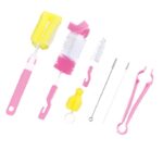 7pcs Baby Feeding Bottle Cleaning Sponge Brushes Set
