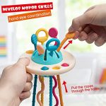 Montessori UFO Silicone Pulling String Toy - الصورة 10
