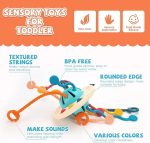 Montessori UFO Silicone Pulling String Toy - الصورة 4