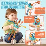Montessori UFO Silicone Pulling String Toy - الصورة 5