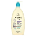 Aveeno, Kids Face & Body Wash with Oat Extract (532 ml)
