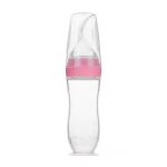 Xunyi, Silicone Baby Squeeze Nursing Bottle with Spoon - Image 9