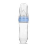Xunyi, Silicone Baby Squeeze Nursing Bottle with Spoon - Image 5