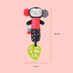 Moon, Soft Rattle Plush Toy & Teether - الصورة 6