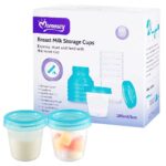 ⁦Momeasy Breast Milk Storage Cups, 6pcs.⁩ - الصورة ⁦4⁩