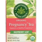 Traditional Medicinals, Organic Pregnancy, Tea, Raspberry Leaf (16 Wrapped Tea Bags)