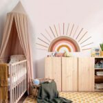 Large Rising Rainbow Wall Sticker (JY025)