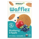 Sprout, Organic Wafflez, Blueberry Apple-5 Packs