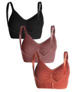⁦Nursing Bra Set, Assorted Color 3pcs.⁩ - الصورة ⁦6⁩