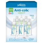 Dr. Browns, Natural Flow, Anti-Colic Options+ Baby Bottle, Newborn Gift Set