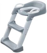 Ladder Folding Toilet Potty Seat- Gray - Image 2