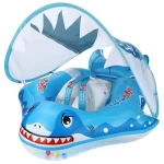 SwimBobo, Swimming Ring Floating with Canopy- Shark, 1-4 Years