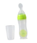 Xunyi, Silicone Baby Squeeze Nursing Bottle with Spoon - Image 10
