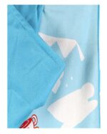 Bath Towel Unicorn design, Blue - الصورة 3
