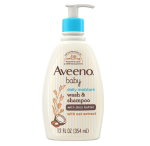 Aveeno Baby Wash,Shampoo With Shea Butter (354ml)