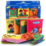 Fabric Book, Colorful Educational Learning World