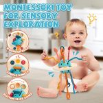Montessori UFO Silicone Pulling String Toy - Image 6