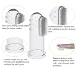 Silicone Finger Toothbrush - الصورة 6