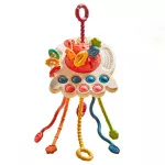 Montessori UFO Silicone Pulling String Toy