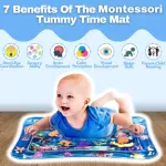 Montessori Tummy Time play water Mat - الصورة 3