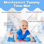 Montessori Tummy Time play water Mat - الصورة 4