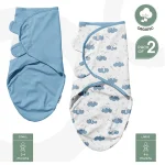 MOON, Organic Swaddle Pack of 2 - Image 10