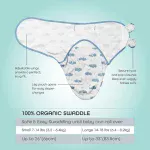 MOON, Organic Swaddle Pack of 2 - Image 11
