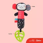 Moon, Soft Rattle Plush Toy & Teether - الصورة 4