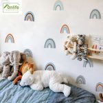 Blue Rainbow Wall Stickers 6 sheets/pack (PA183) - الصورة 2