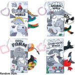 TiiBaby, Soft Baby Books- Black & White - Image 3