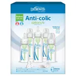Dr. Browns, Natural Flow, Anti-Colic Options+ Baby Bottle, Newborn Gift Set