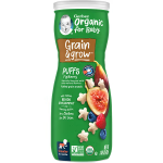 Gerber, Organic Puffs, Fig Berry, (42g)-8+Months