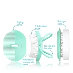 Fridababy Head Hugging Hair Brush + Comb - الصورة 2