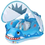 SwimBobo, Swimming Ring Floating with Canopy- Shark, 1-4 Years