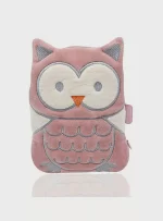 Babyjem - Cherry Seeds Filled Velvet Colic Pillow Owl - الصورة 5