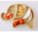 Milk it baby, Bamboo Tableware - Elephant Suction Plate & Fork Set - الصورة 2