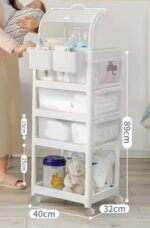 Baby Drawer Storage Organizer with trolley - الصورة 11