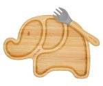 Milk it baby, Bamboo Tableware - Elephant Suction Plate & Fork Set