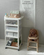 Baby Drawer Storage Organizer with trolley - الصورة 16