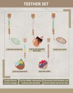 Milk it Baby, Silicone teether and Pacifier clip - الصورة 2