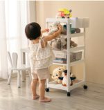 Baby Drawer Storage Organizer with trolley - الصورة 9
