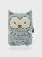 Babyjem - Cherry Seeds Filled Velvet Colic Pillow Owl - الصورة 3