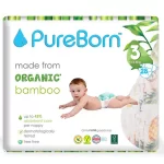 Pureborn Size 3  Singles 5.5-8kg 28Nappy