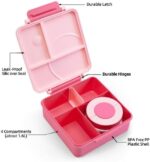 ⁦Bento Lunch Box with Thermos Food Jar - PINK⁩ - الصورة ⁦3⁩