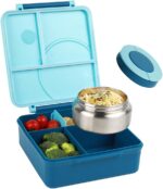 Bento Lunch Box with Thermos Food Jar - BLUE